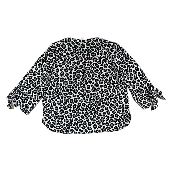 Michael Kors Leopard Print Blouse SIZE XLarge - Picture 5 of 7